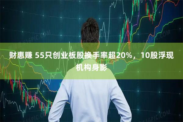 财惠赚 55只创业板股换手率超20%，10股浮现机构身影